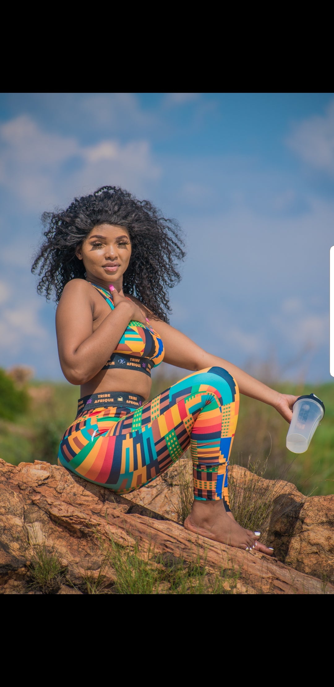 Kente Leggings / Active Wear Pants Tribe Afrique