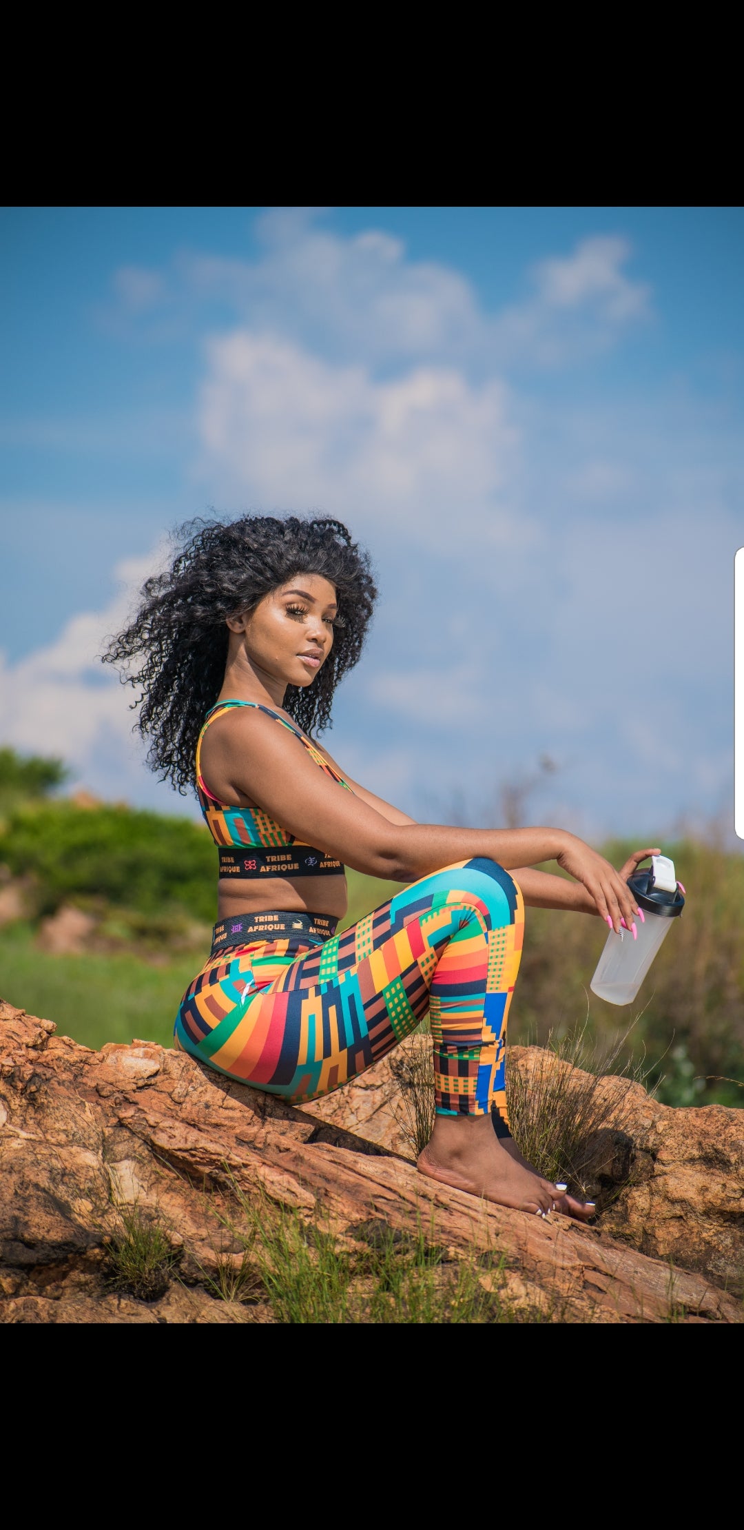 Kente Leggings / Active Wear Pants Tribe Afrique