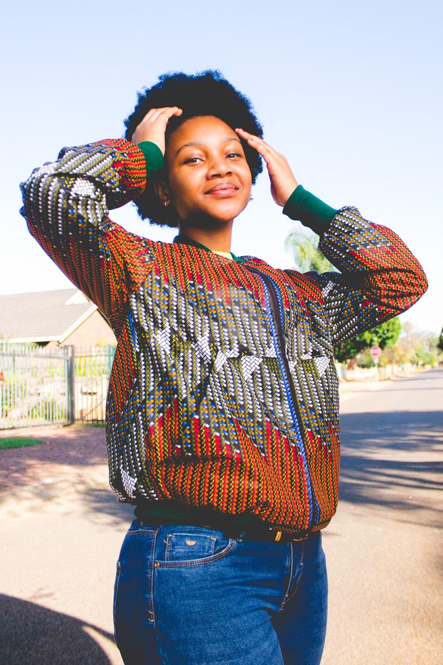 Lindo African Bomber Jackets with Mask Tribe Afrique