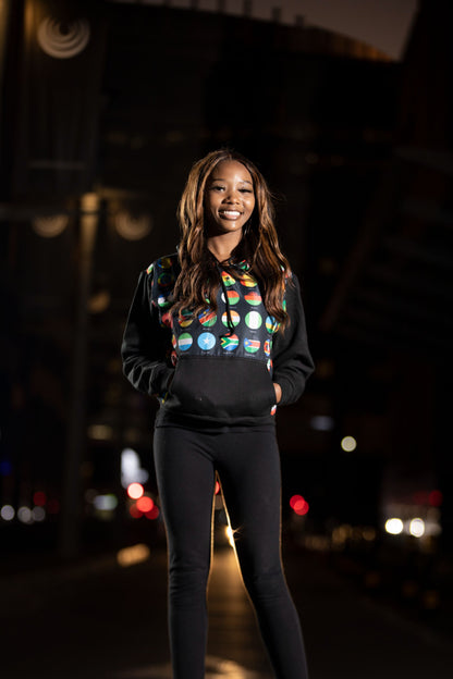 All Africa Flag Pattern Hoodie Tribe Afrique