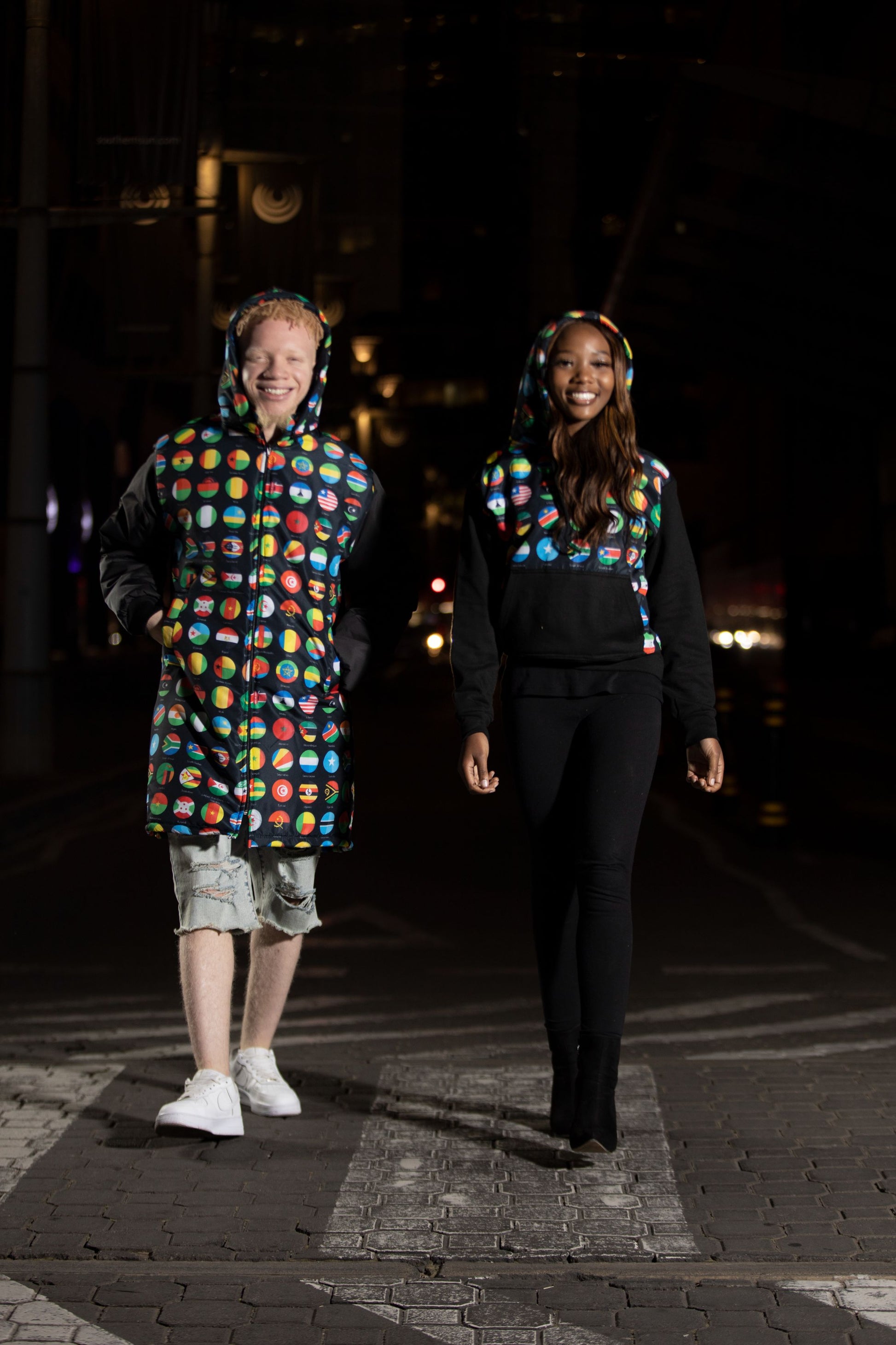 All Africa Flag Pattern Hoodie Tribe Afrique