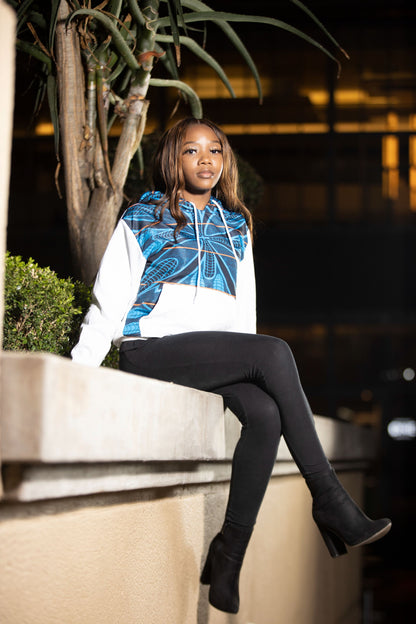 Sotho Blanket Pattern Hoodie Tribe Afrique