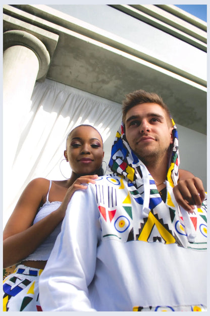 Ndebele Kese Hoodie by Tribe Afrique Tribe Afrique