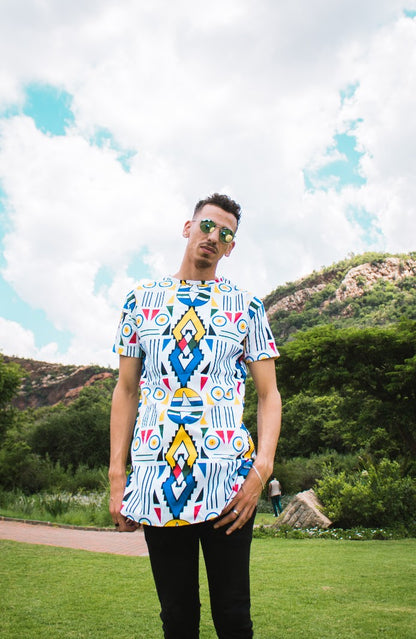 Ndebele Kese African Long Shirt by Tribe Afrique Tribe Afrique