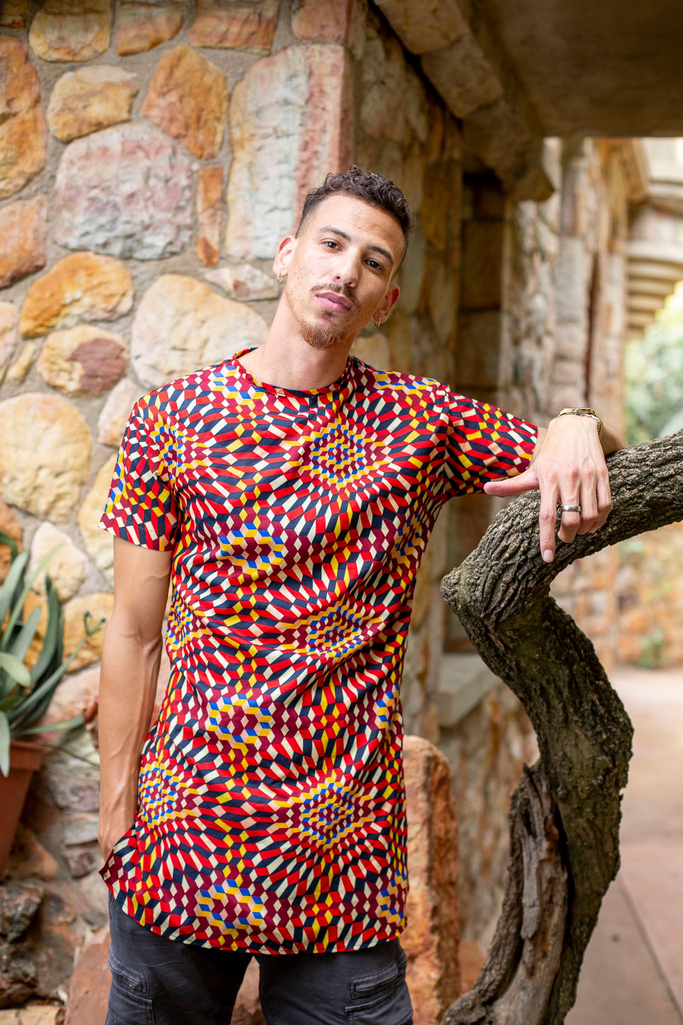 Lethu African Long Shirt by Tribe Afrique Tribe Afrique