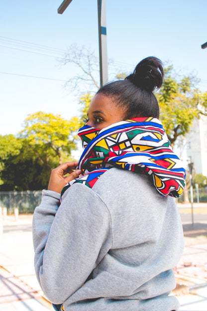 Original Ndebele African Hoodie by Tribe Afrique Tribe Afrique