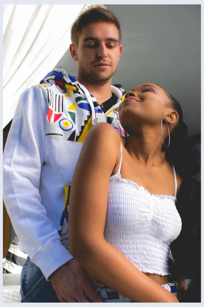 Ndebele Kese Hoodie by Tribe Afrique Tribe Afrique