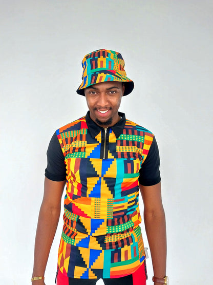 Kente Bucket Hats by Tribe Afrique Tribe Afrique